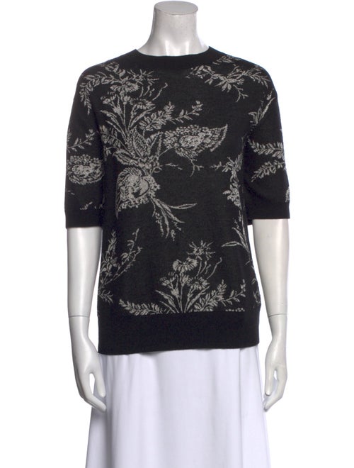 Dries Van Noten Printed Crew Neck Sweater