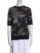 Dries Van Noten Printed Crew Neck Sweater