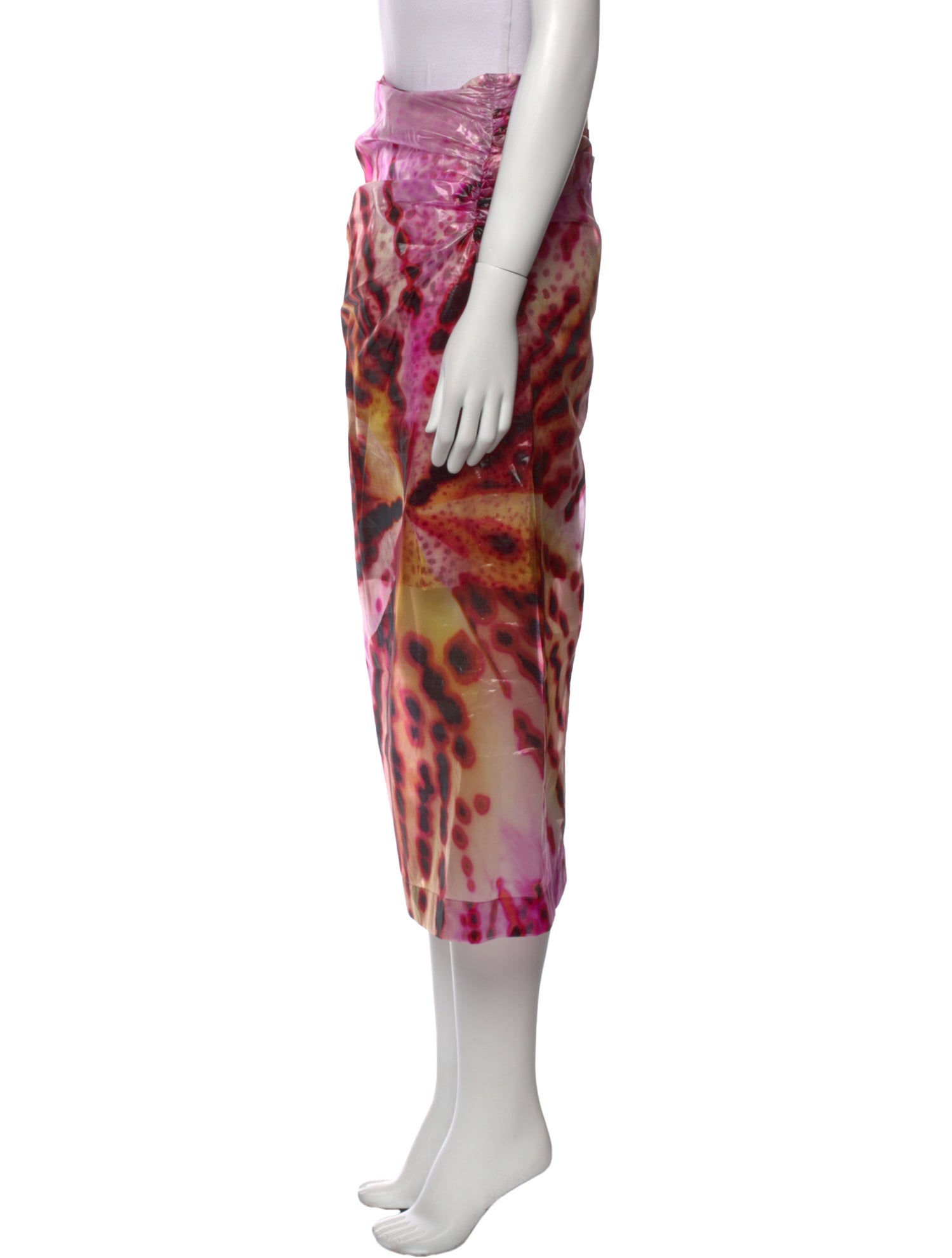 Dries Van Noten Tie-Dye Print Midi Length Skirt w/ Tags
