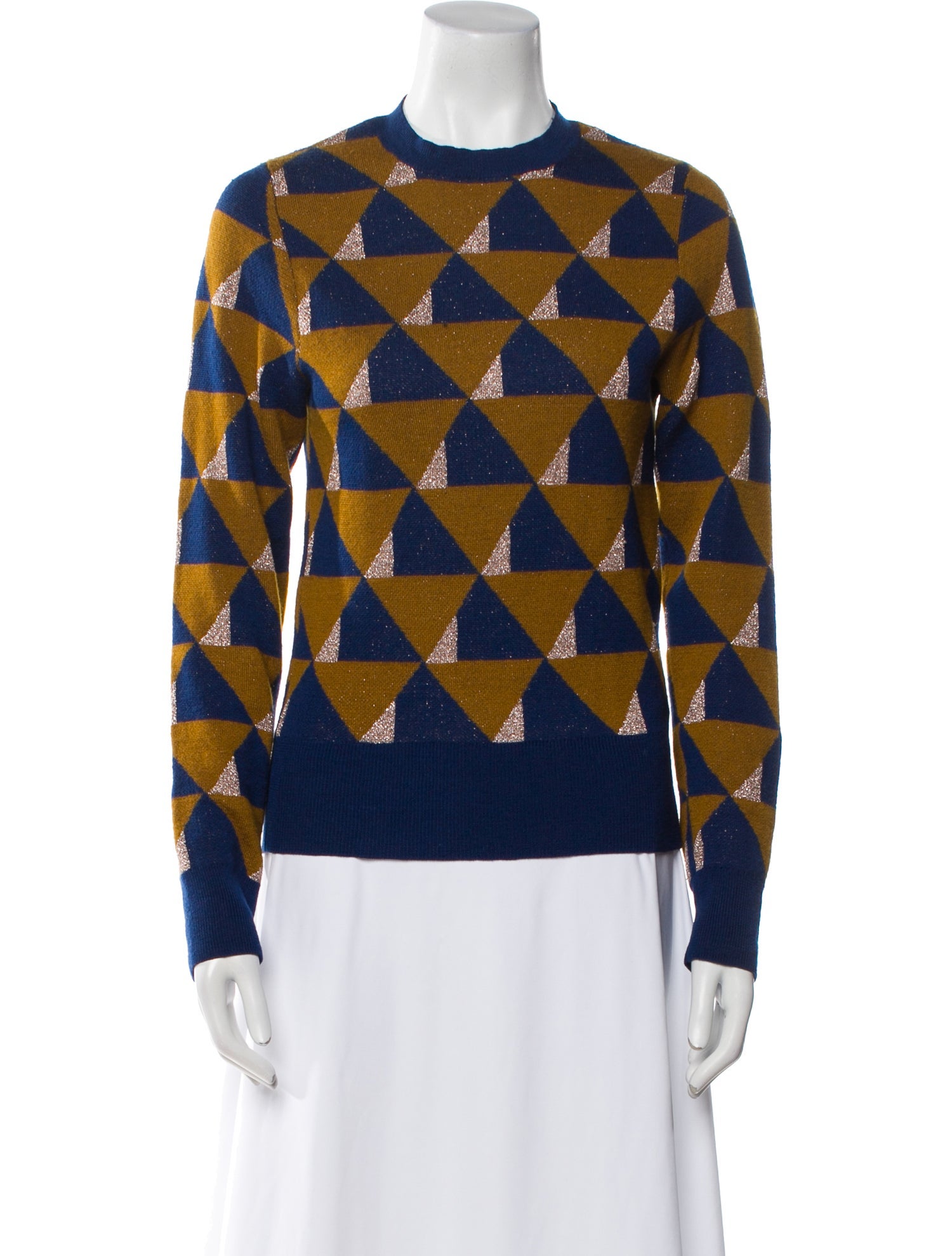 Dries Van Noten Merino Wool Printed Sweater