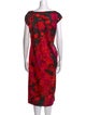 Dries Van Noten Floral Print Midi Length Dress
