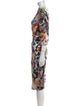 Dries Van Noten Silk Midi Length Dress