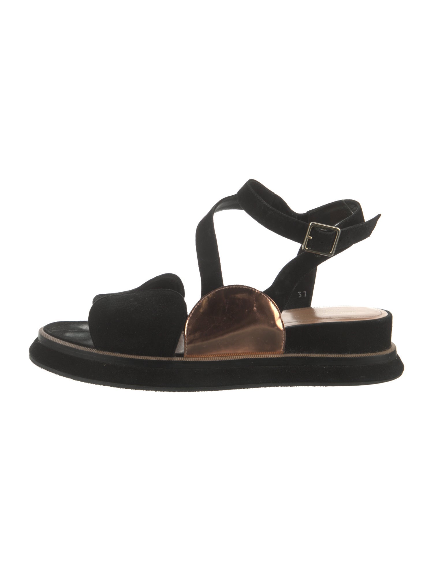 Dries Van Noten Suede Slingback Sandals