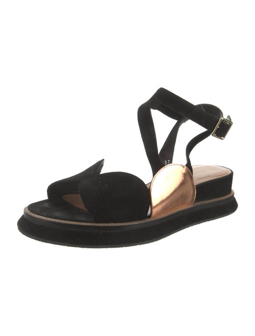 Dries Van Noten Suede Slingback Sandals