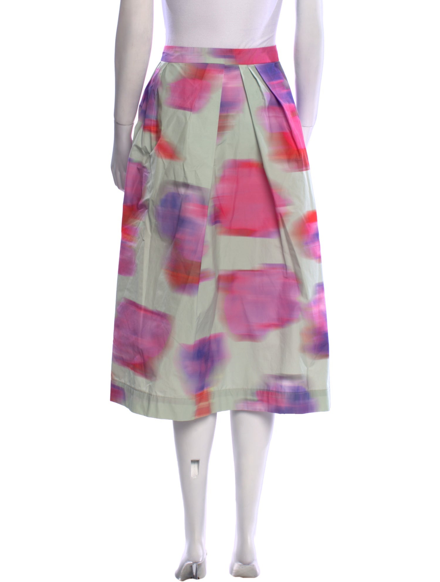 Dries Van Noten Printed Midi Length Skirt