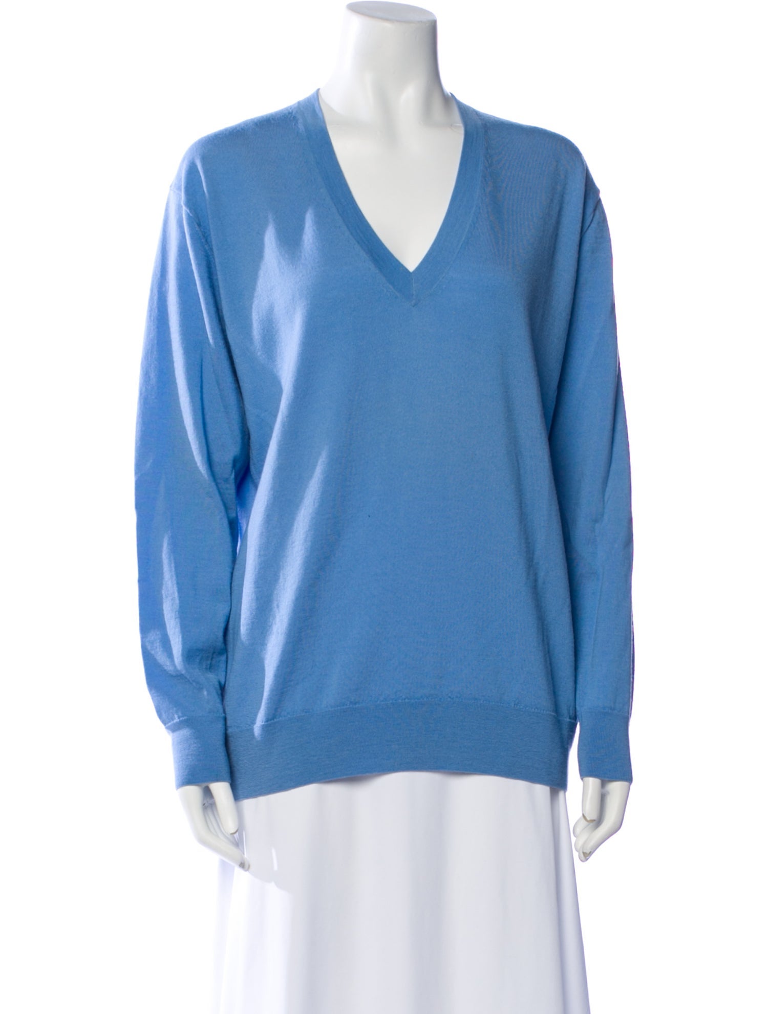 Dries Van Noten Merino Wool V-Neck Sweater