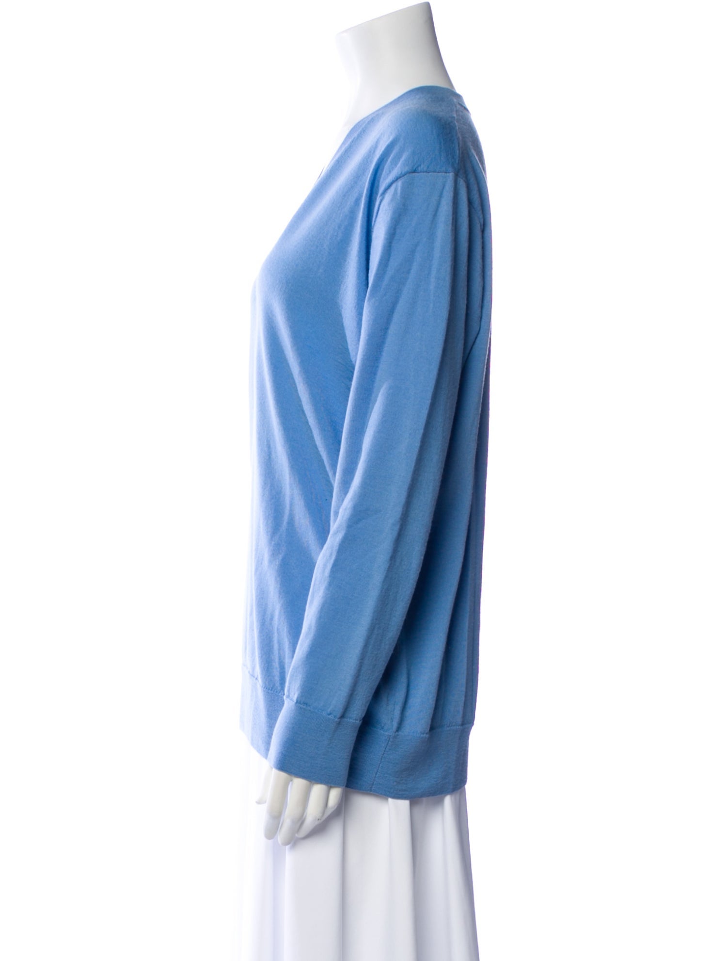 Dries Van Noten Merino Wool V-Neck Sweater