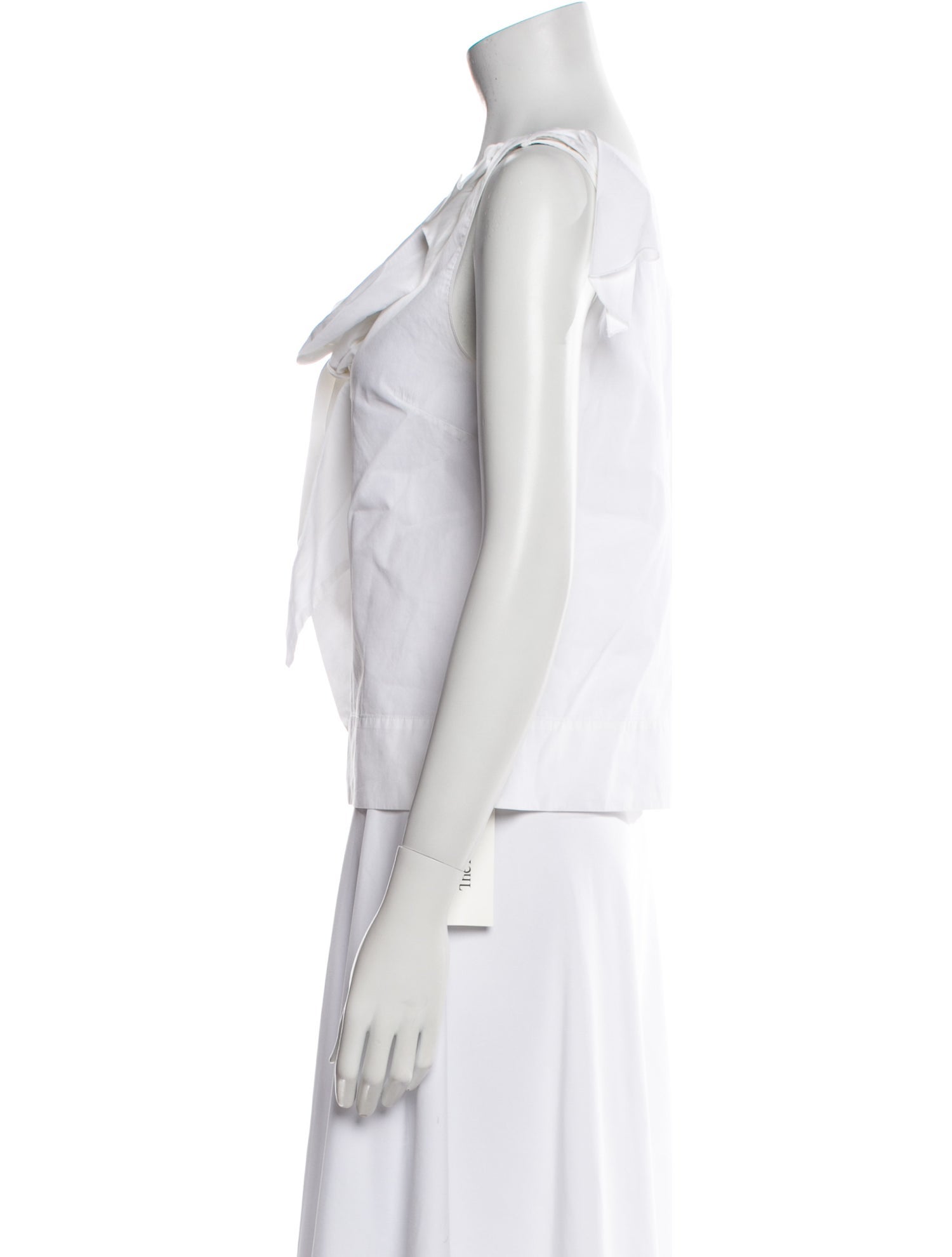 Dries Van Noten Cowl Neck Sleeveless Blouse