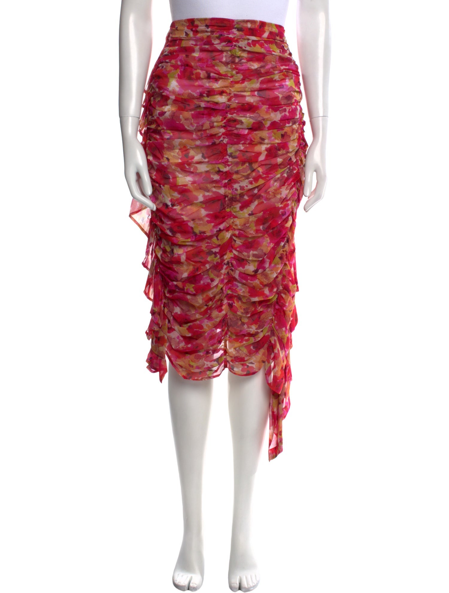 Dries Van Noten Silk Midi Length Skirt w/ Tags