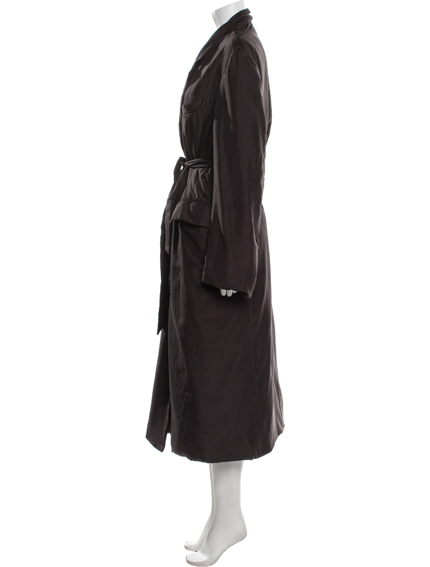 Dries Van Noten Silk Trench Coat