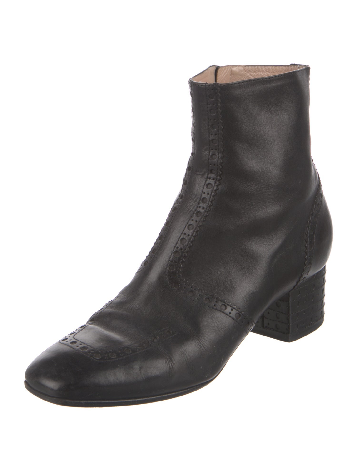 Dries Van Noten Leather Boots