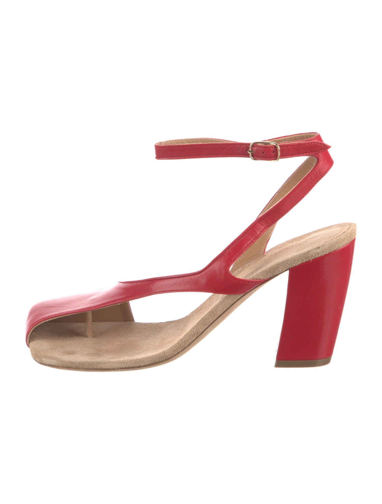 Dries Van Noten Leather Printed Sandals