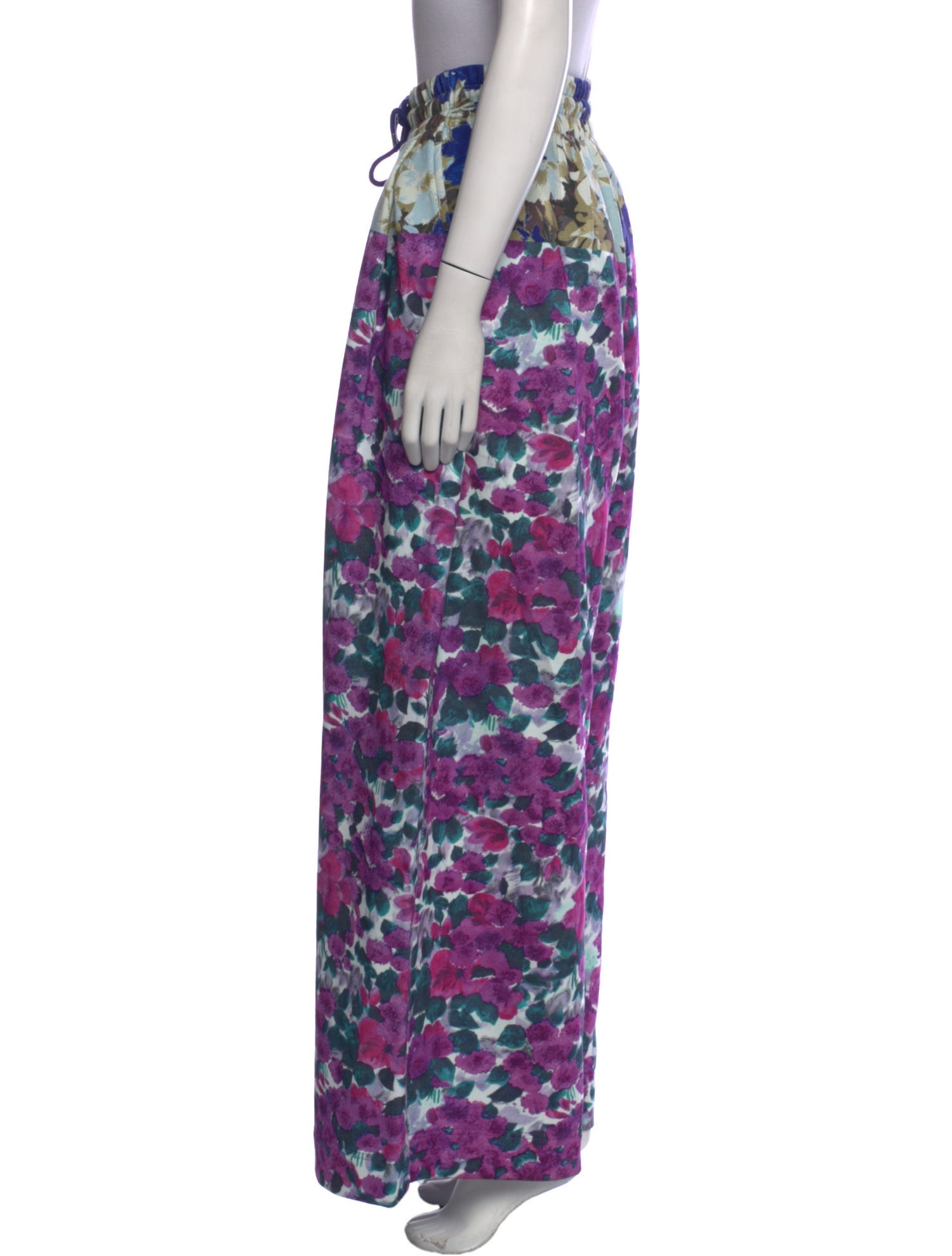 Dries Van Noten Floral Print Wide Leg Pants w/ Tags