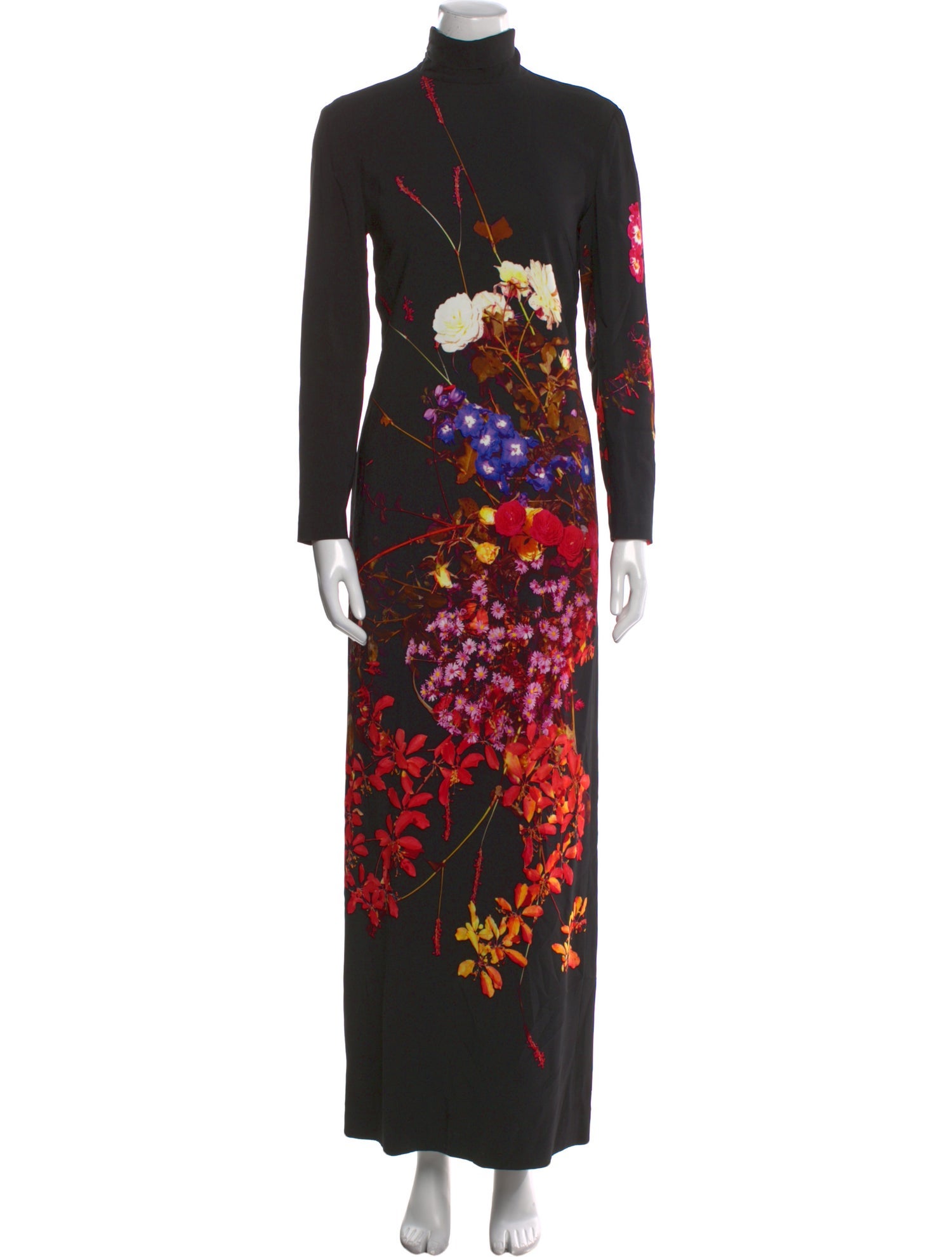 Dries Van Noten Floral Print Long Dress