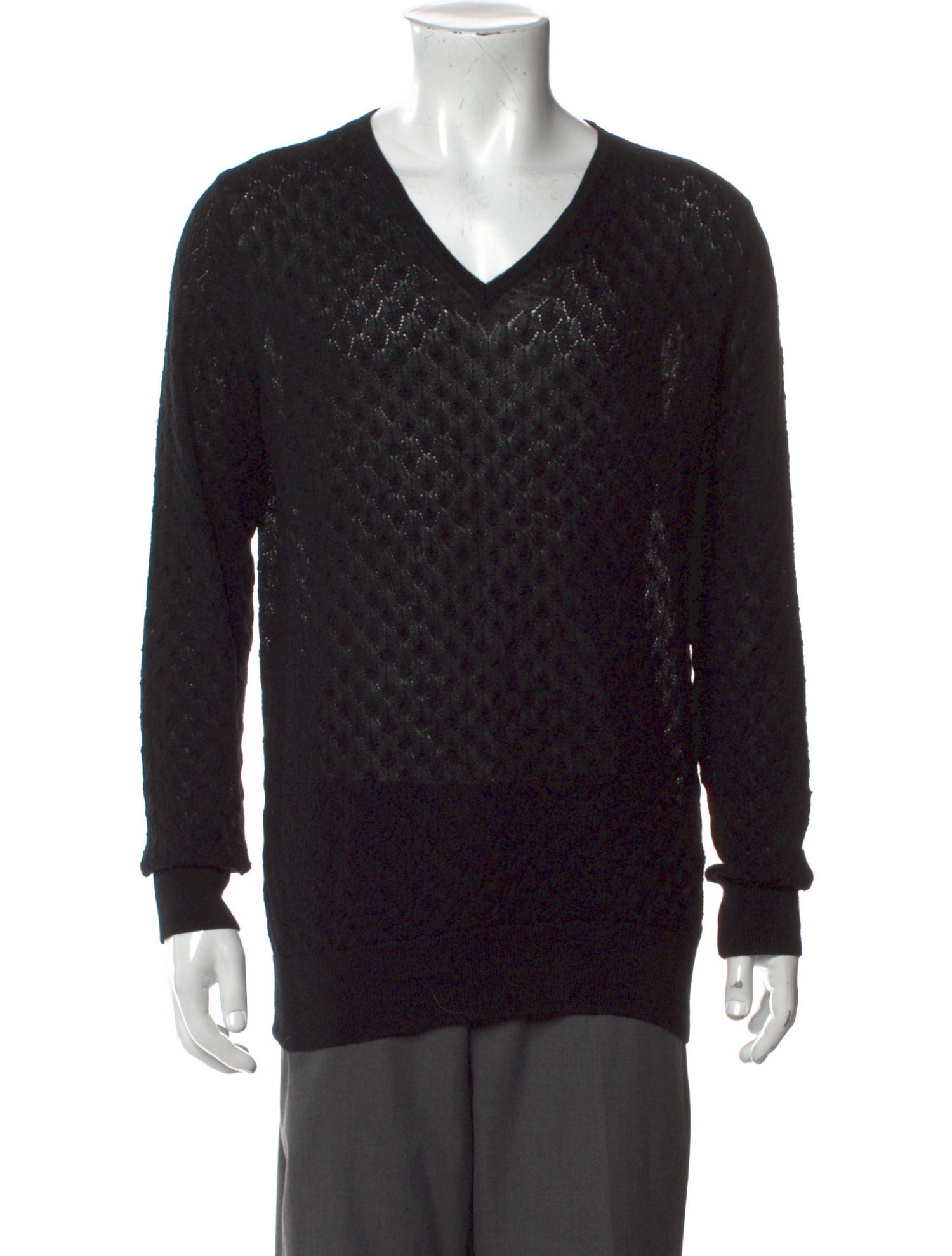 Dries Van Noten Merino Wool V-Neck Cardigan