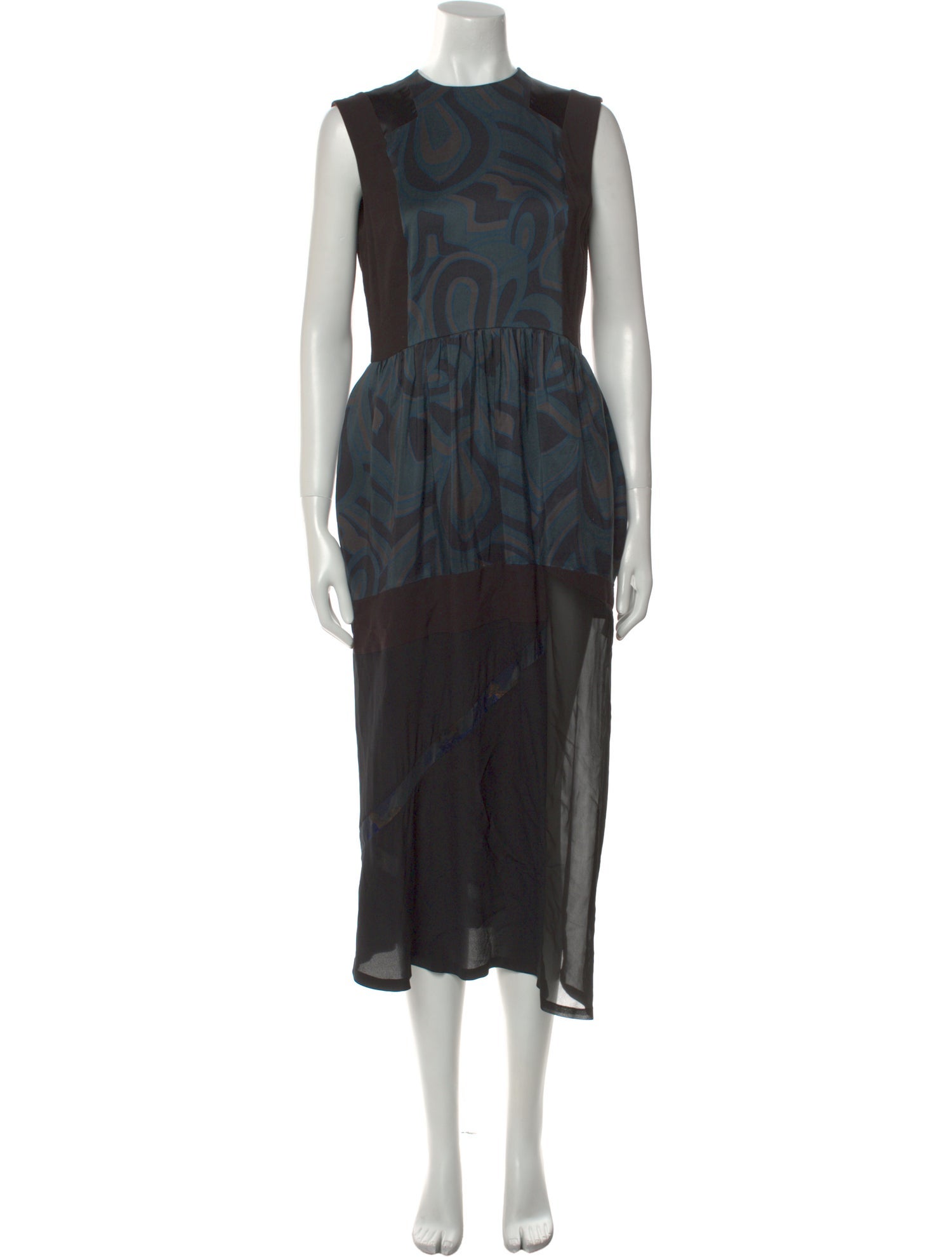Dries Van Noten Silk Long Dress