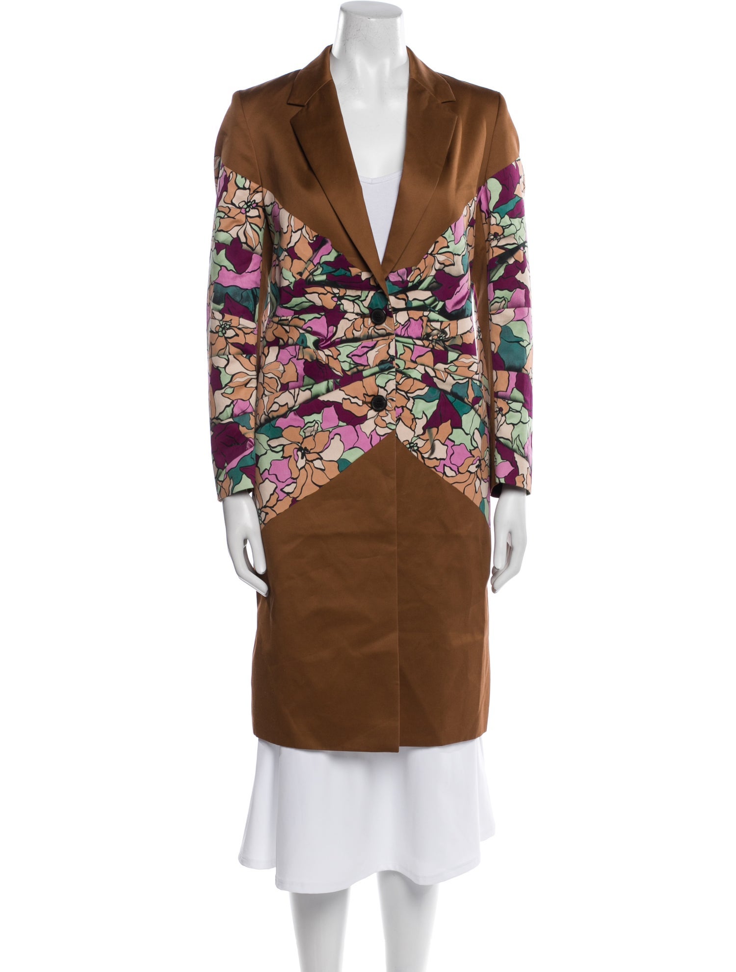 Dries Van Noten Graphic Print Coat