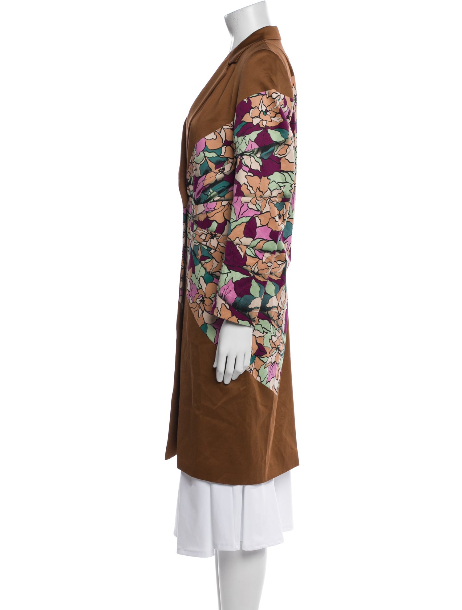 Dries Van Noten Graphic Print Coat