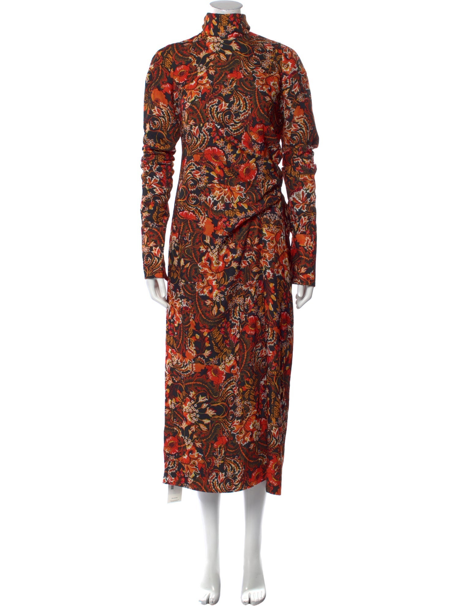 Dries Van Noten Floral Print Long Dress w/ Tags