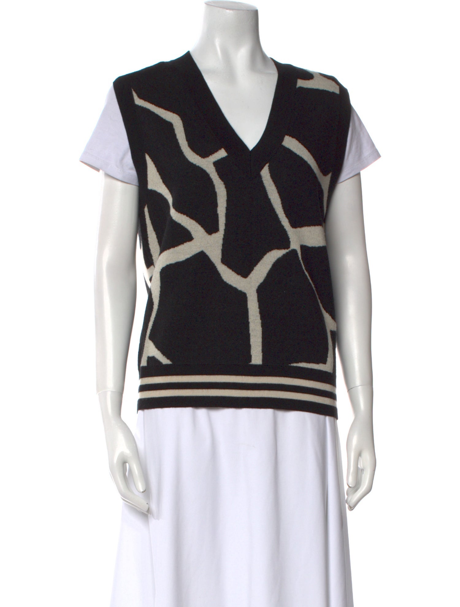 Dries Van Noten Merino Wool Printed Sweater