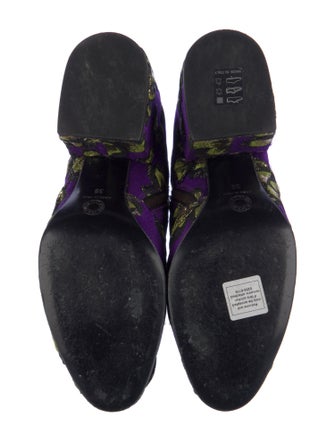 Dries Van Noten Floral Print Boots