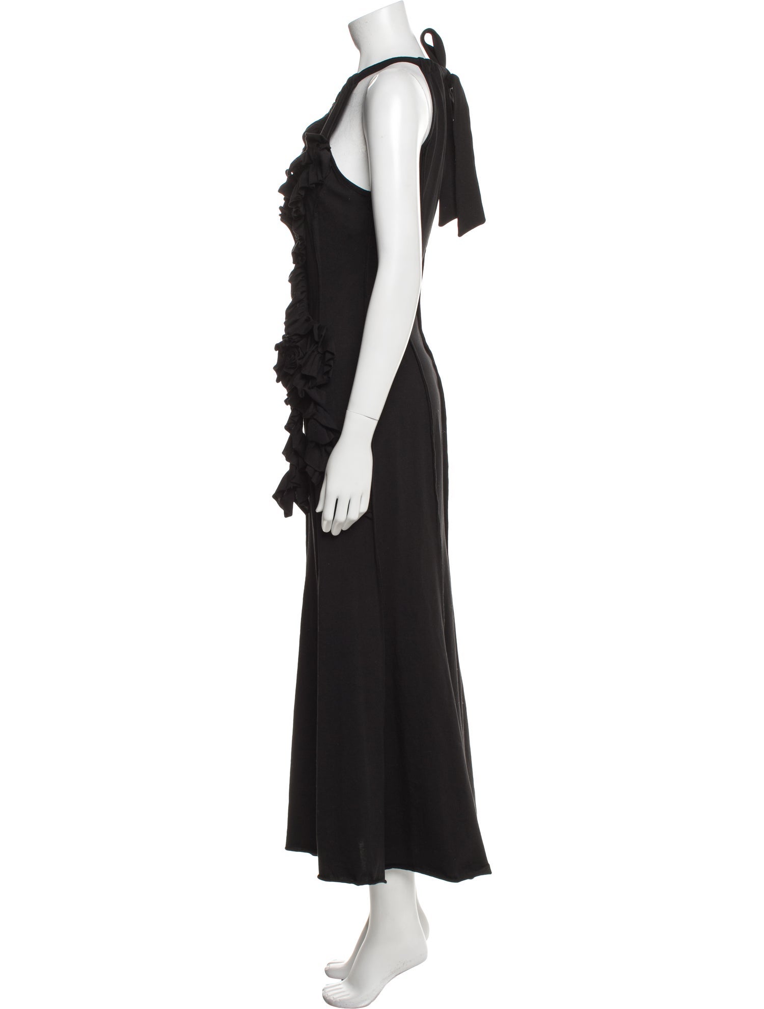 Dries Van Noten Crew Neck Long Dress