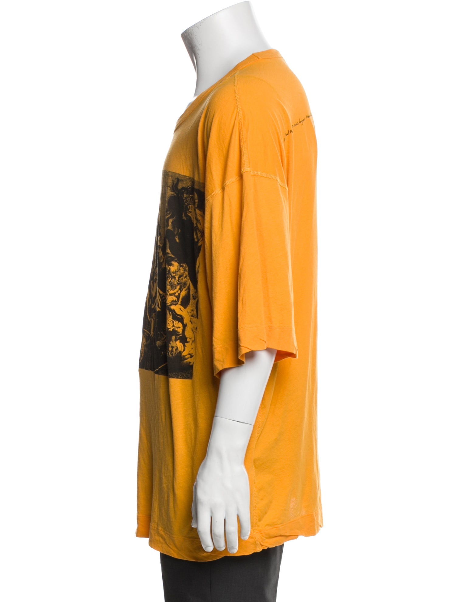 Dries Van Noten Graphic Print Scoop Neck T-Shirt