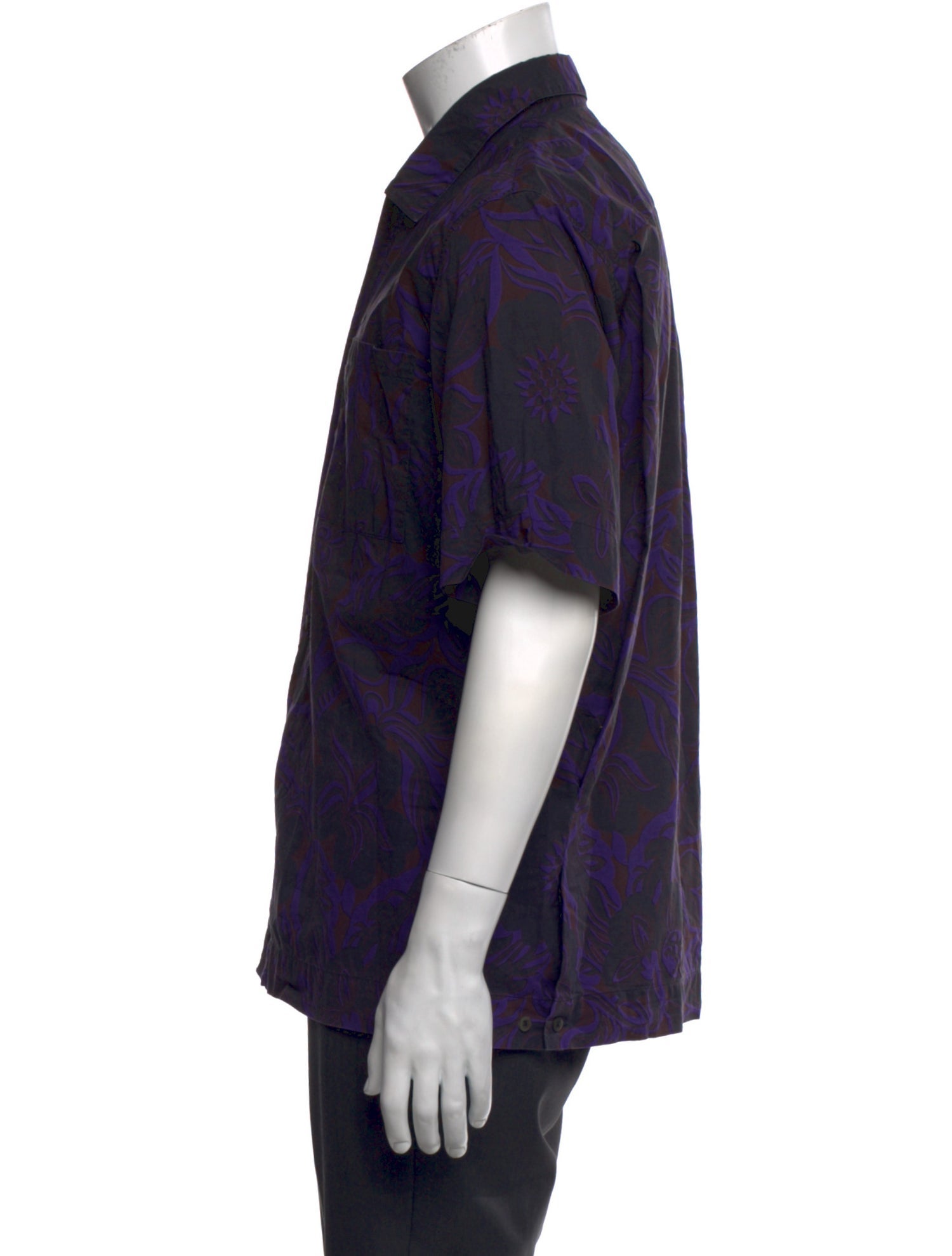 Dries Van Noten Printed Short Sleeve Shirt