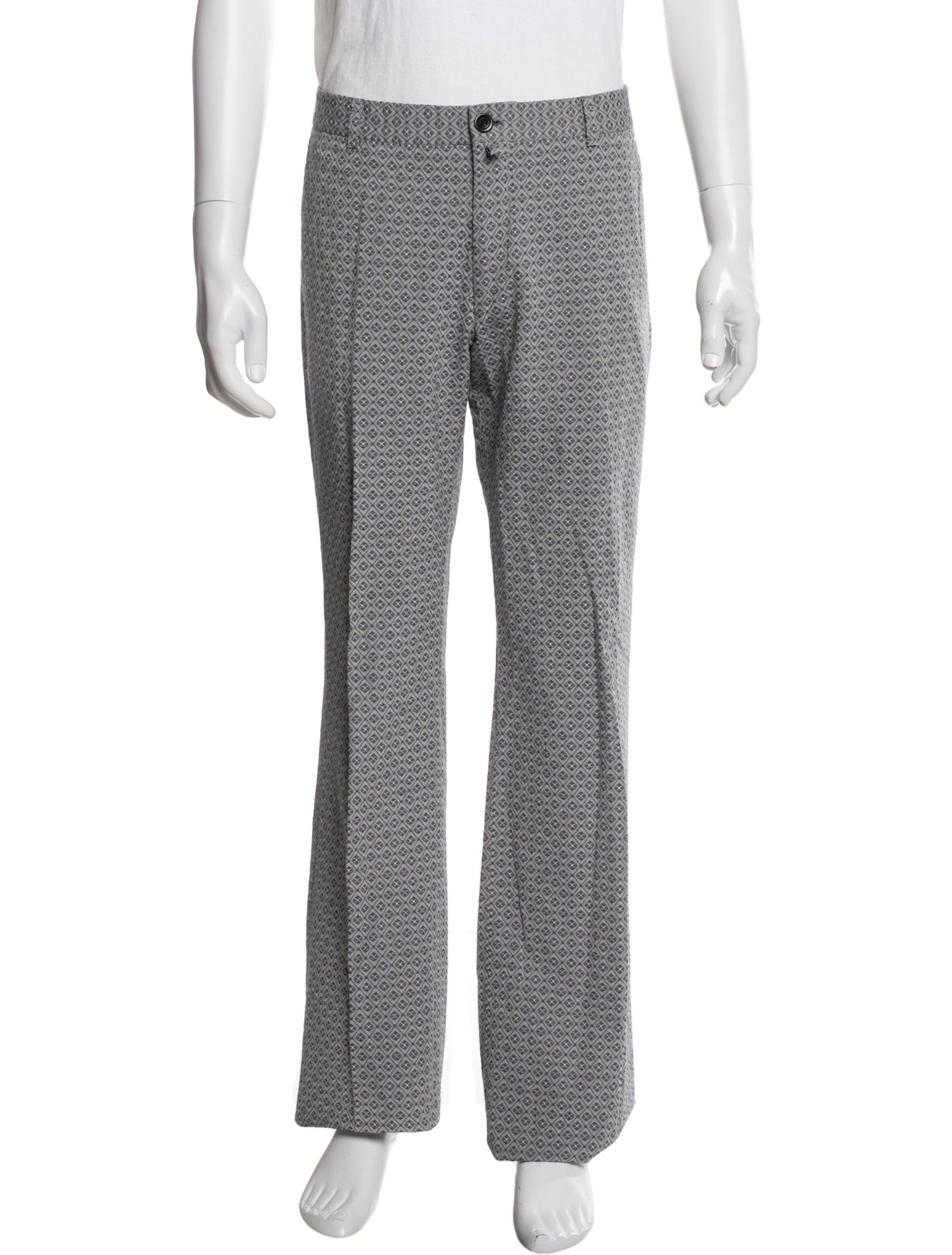 Dries Van Noten Plaid Print Pants