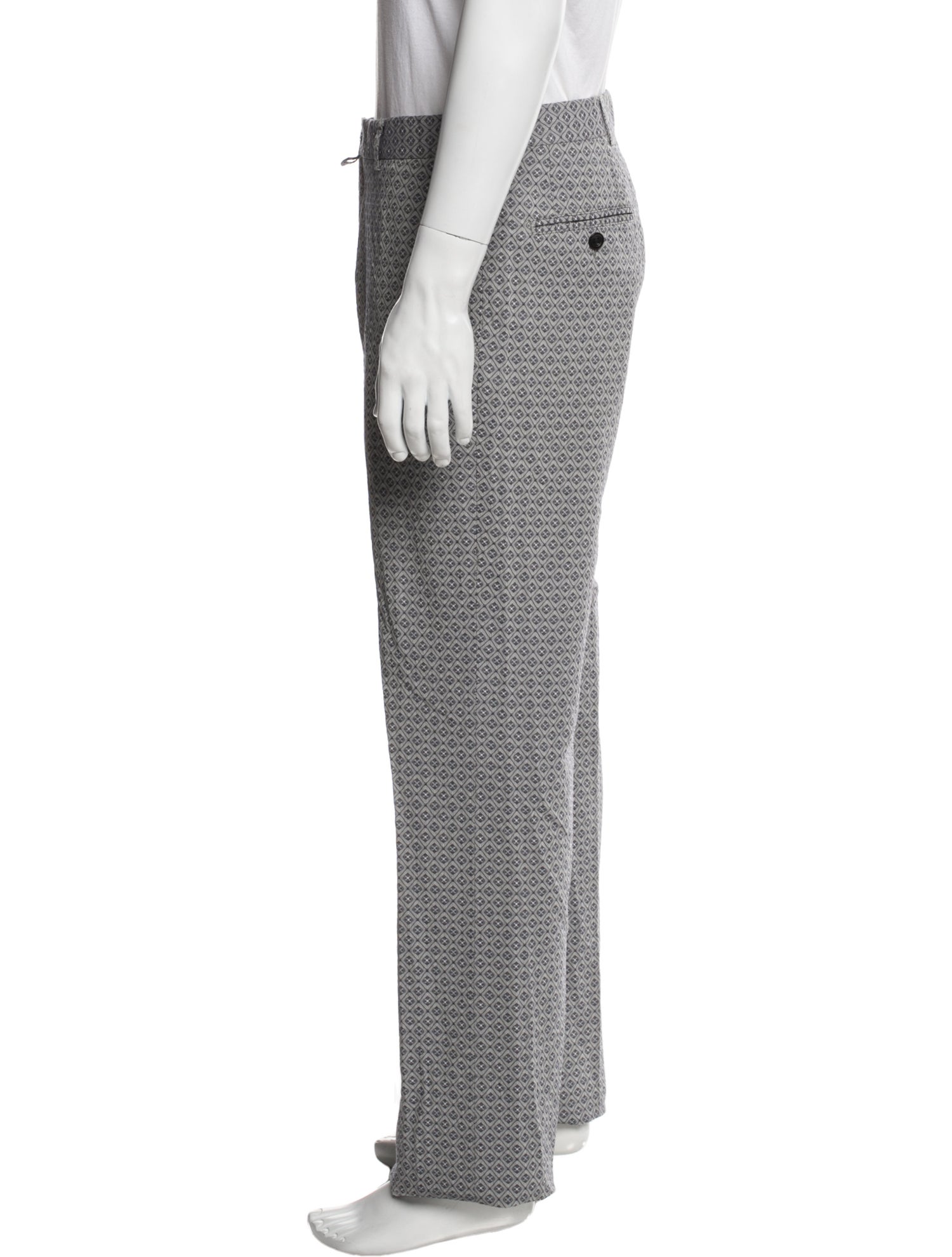 Dries Van Noten Plaid Print Pants