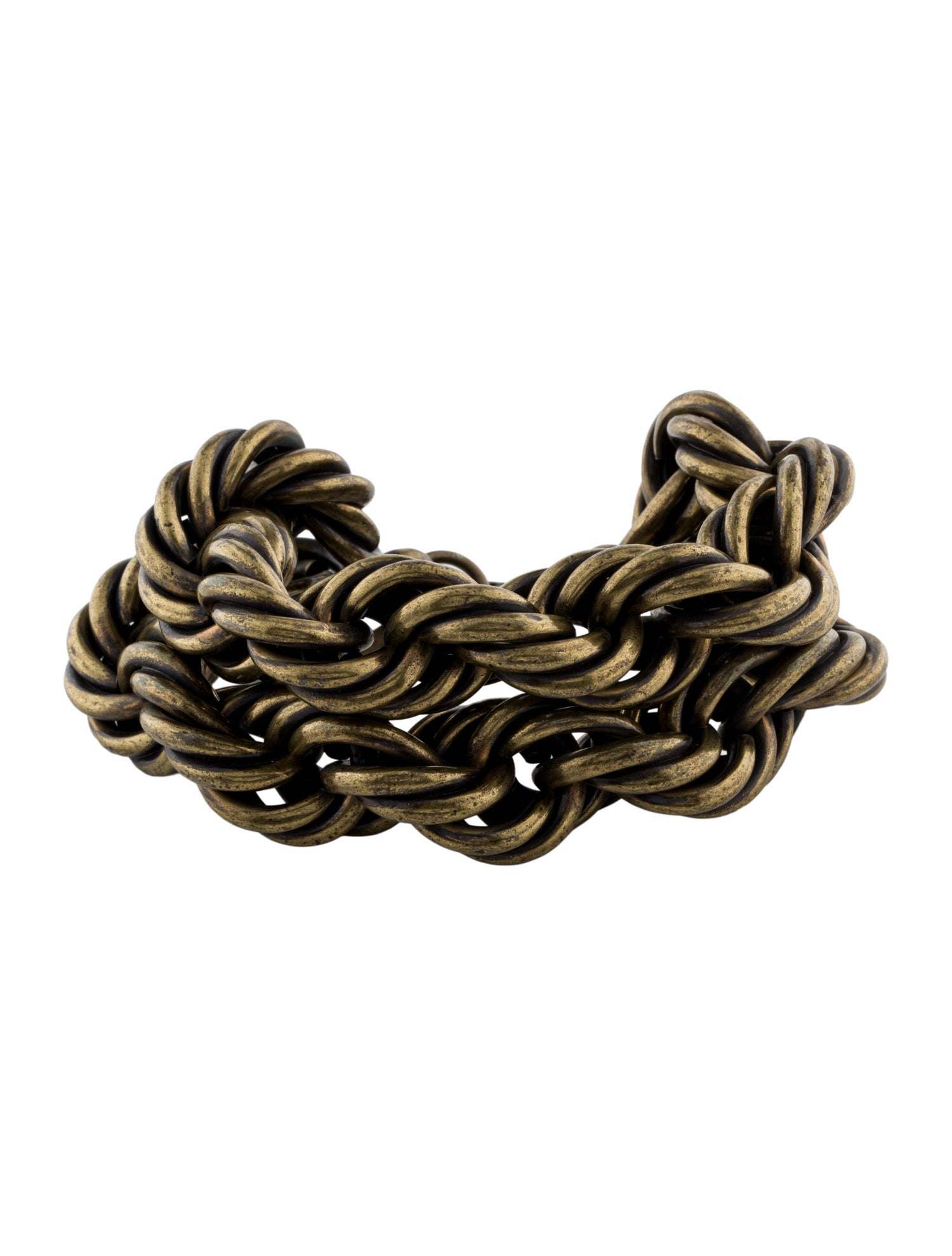 Dries Van Noten Twisted Rope Link Bracelet