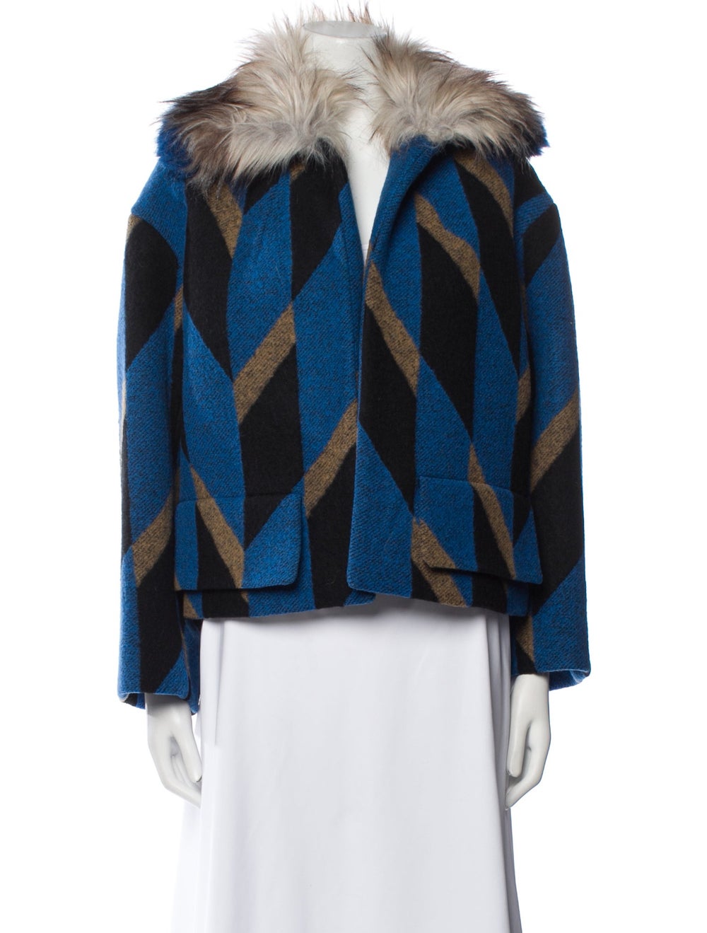 Dries Van Noten Wool Patterned Jacket - image 1