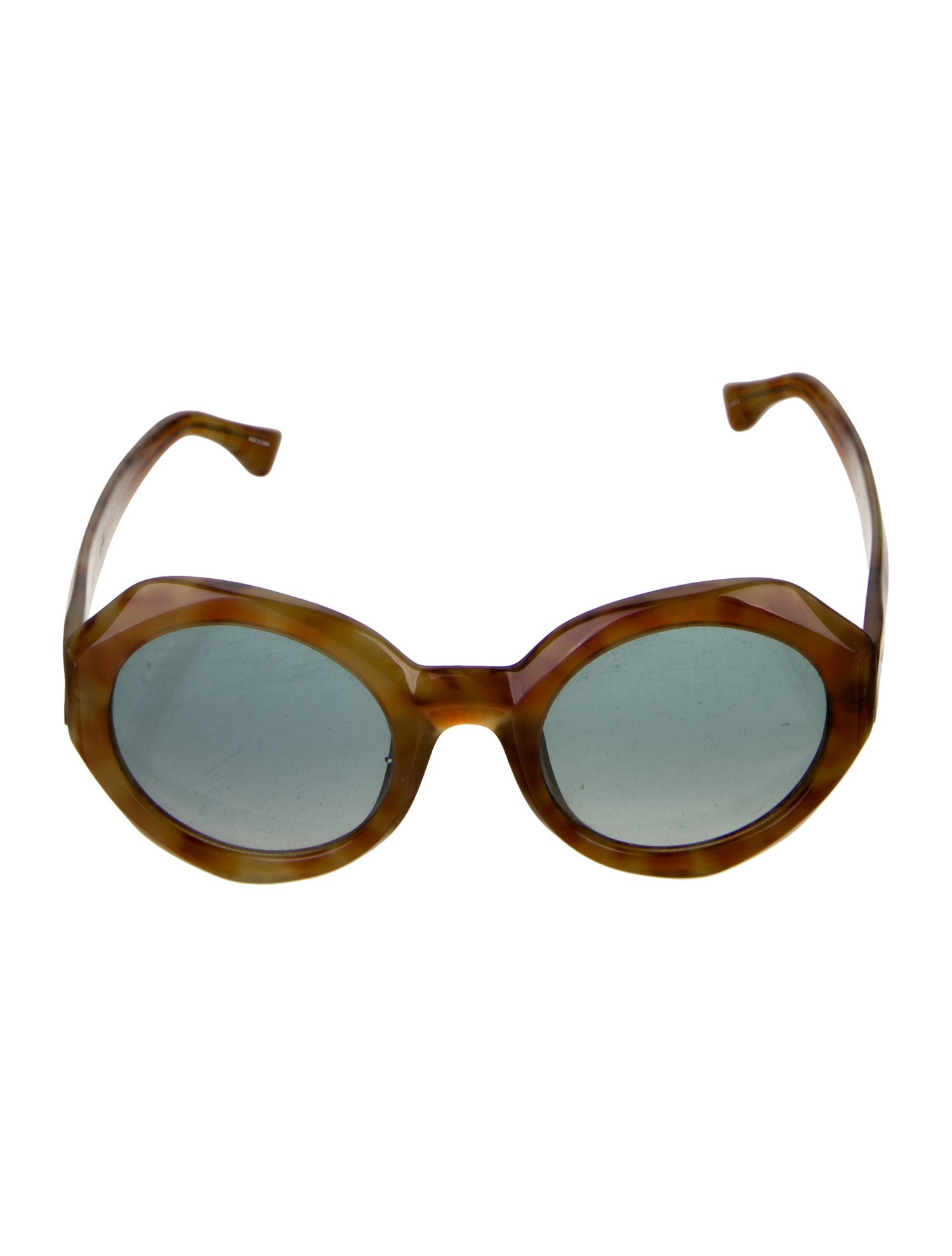 Dries Van Noten Round Tinted Sunglasses