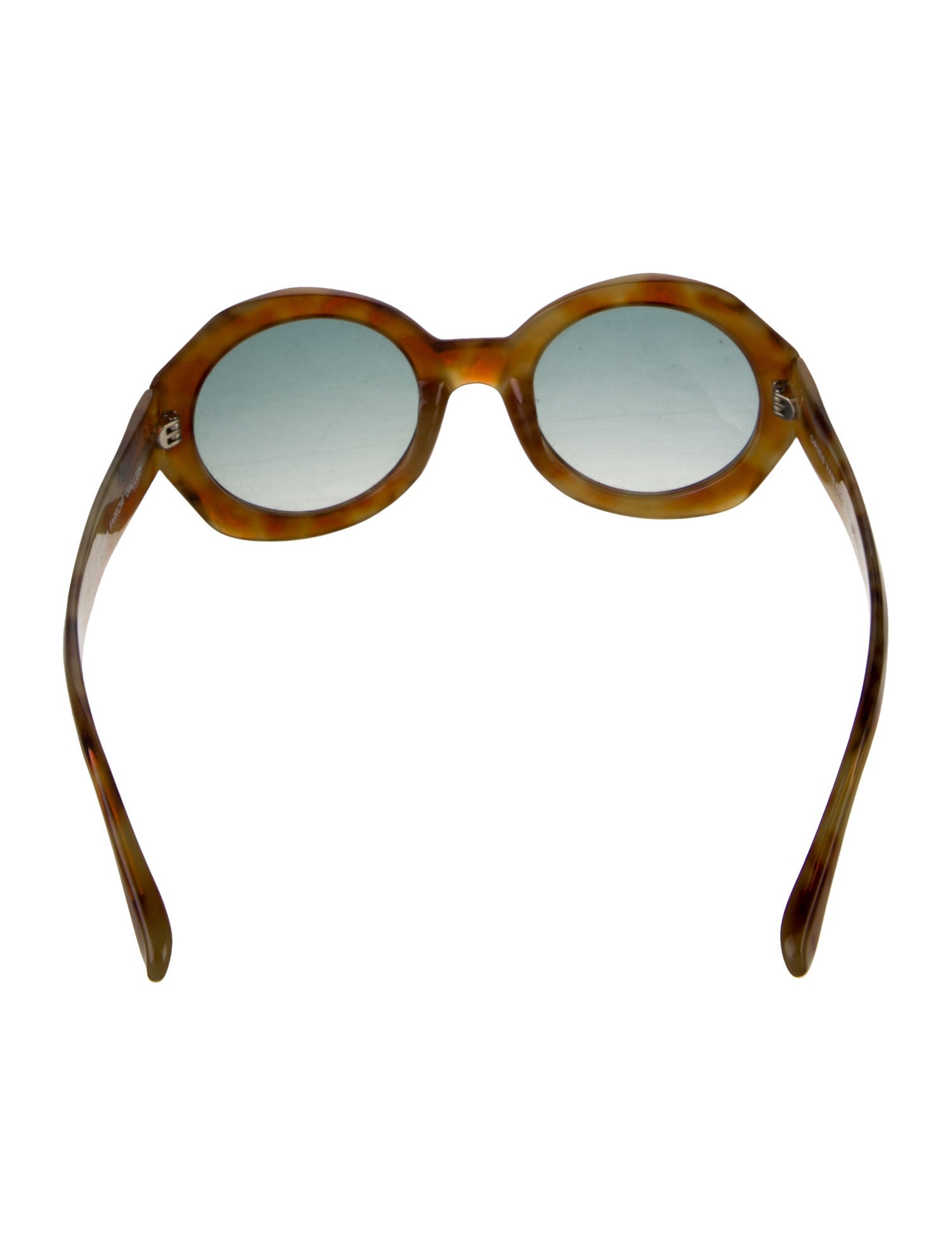 Dries Van Noten Round Tinted Sunglasses