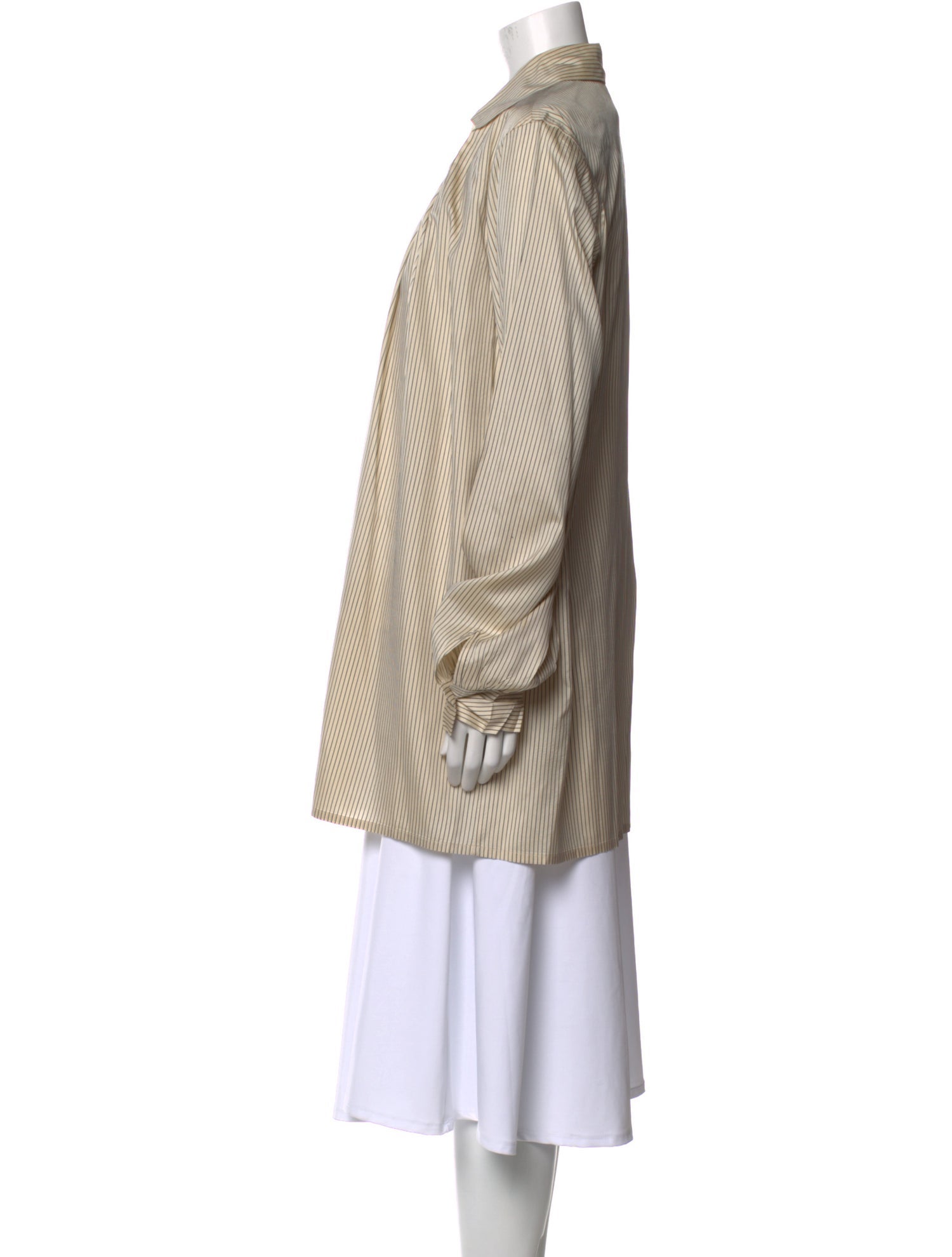 Dries Van Noten Silk Striped Tunic