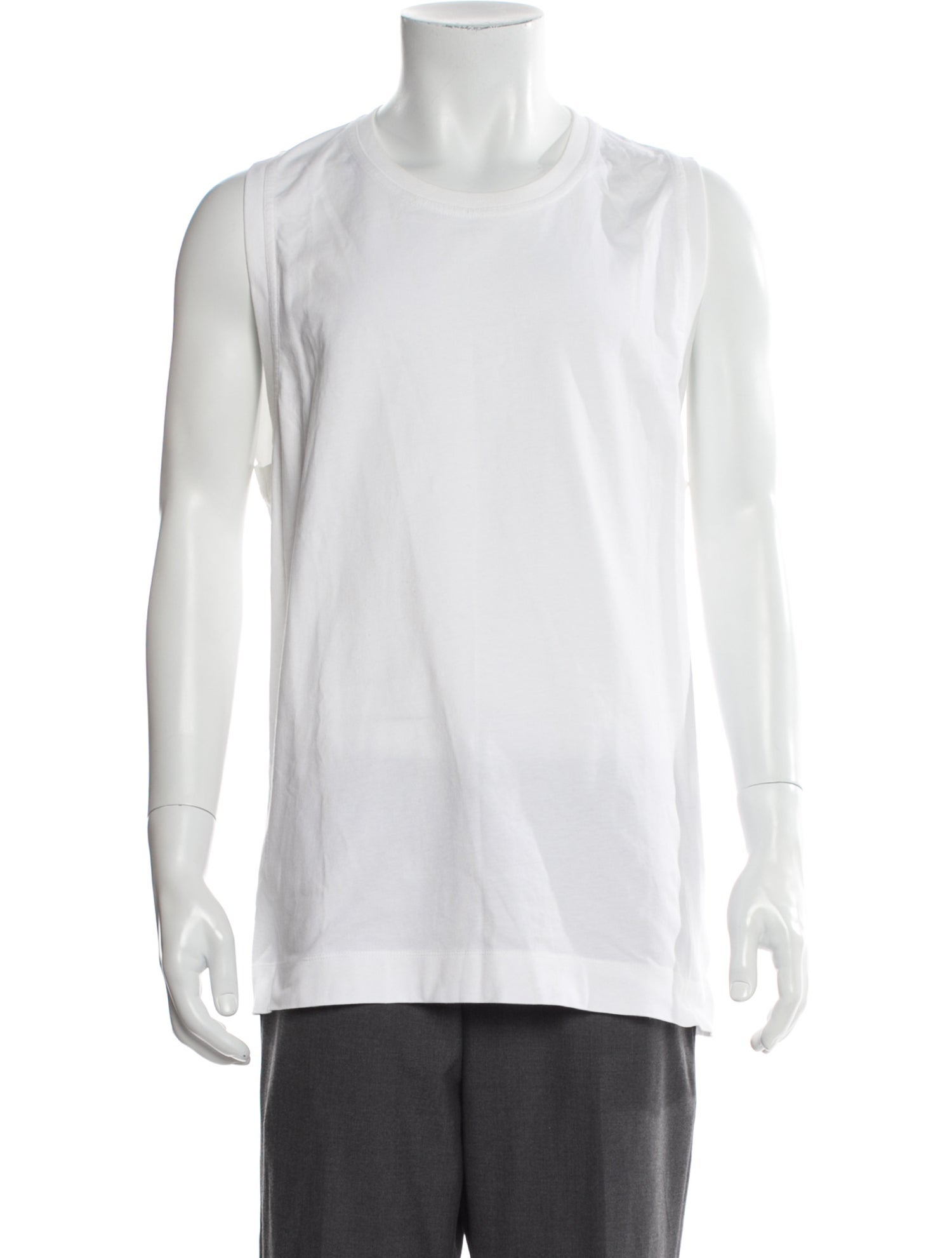 Dries Van Noten Crew Neck Sleeveless T-Shirt