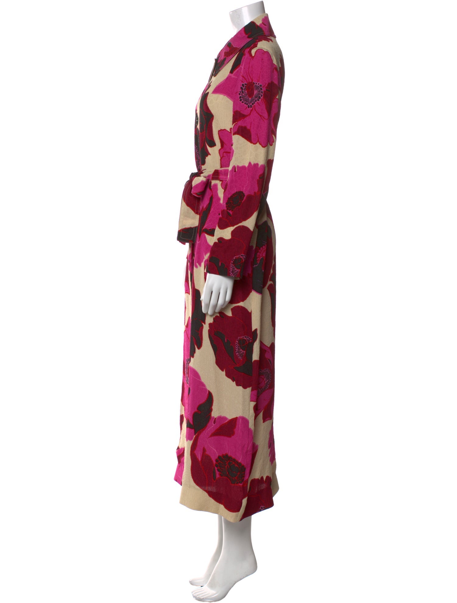 Dries Van Noten Floral Print Long Dress