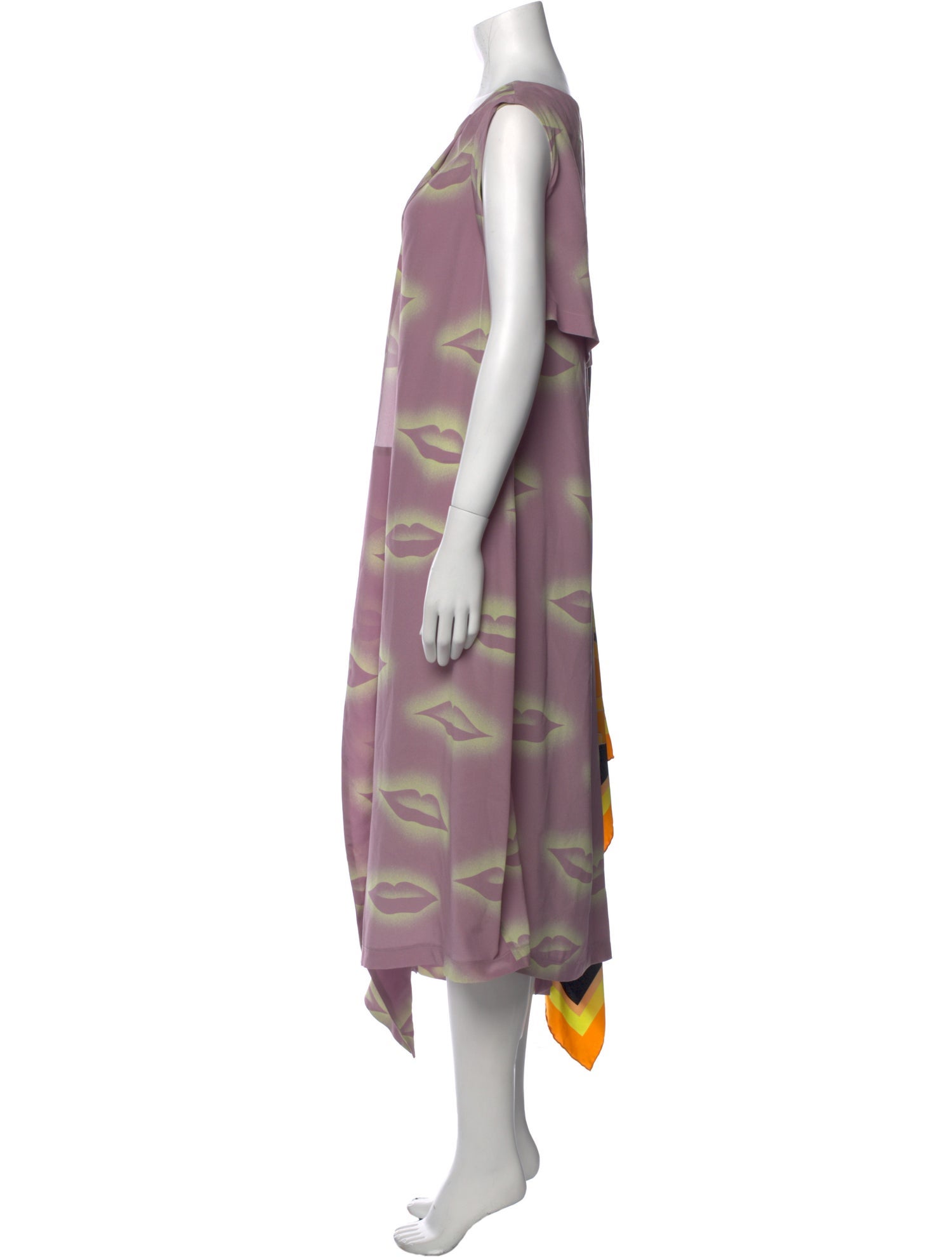 Dries Van Noten Silk Midi Length Dress