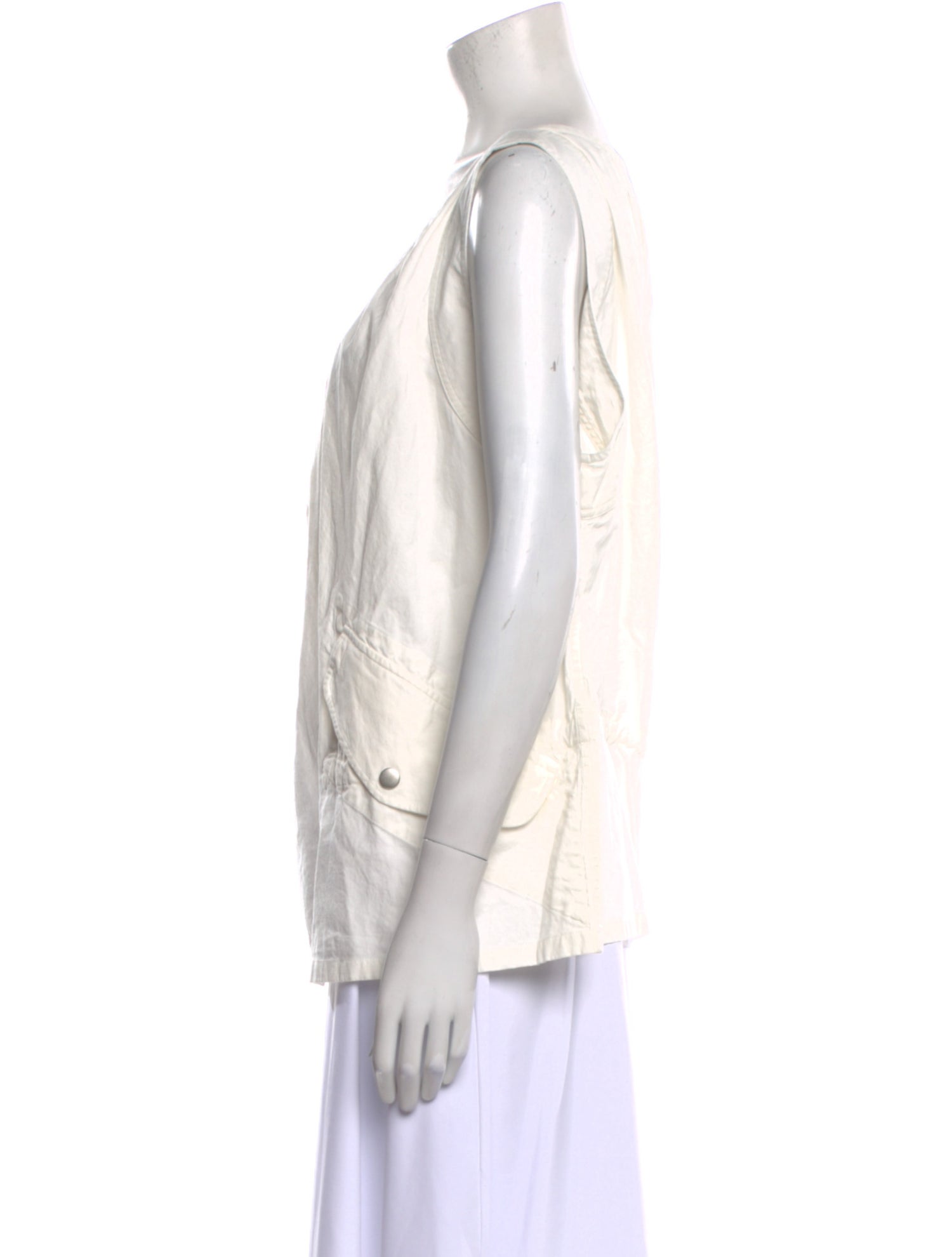 Dries Van Noten Scoop Neck Sleeveless Blouse