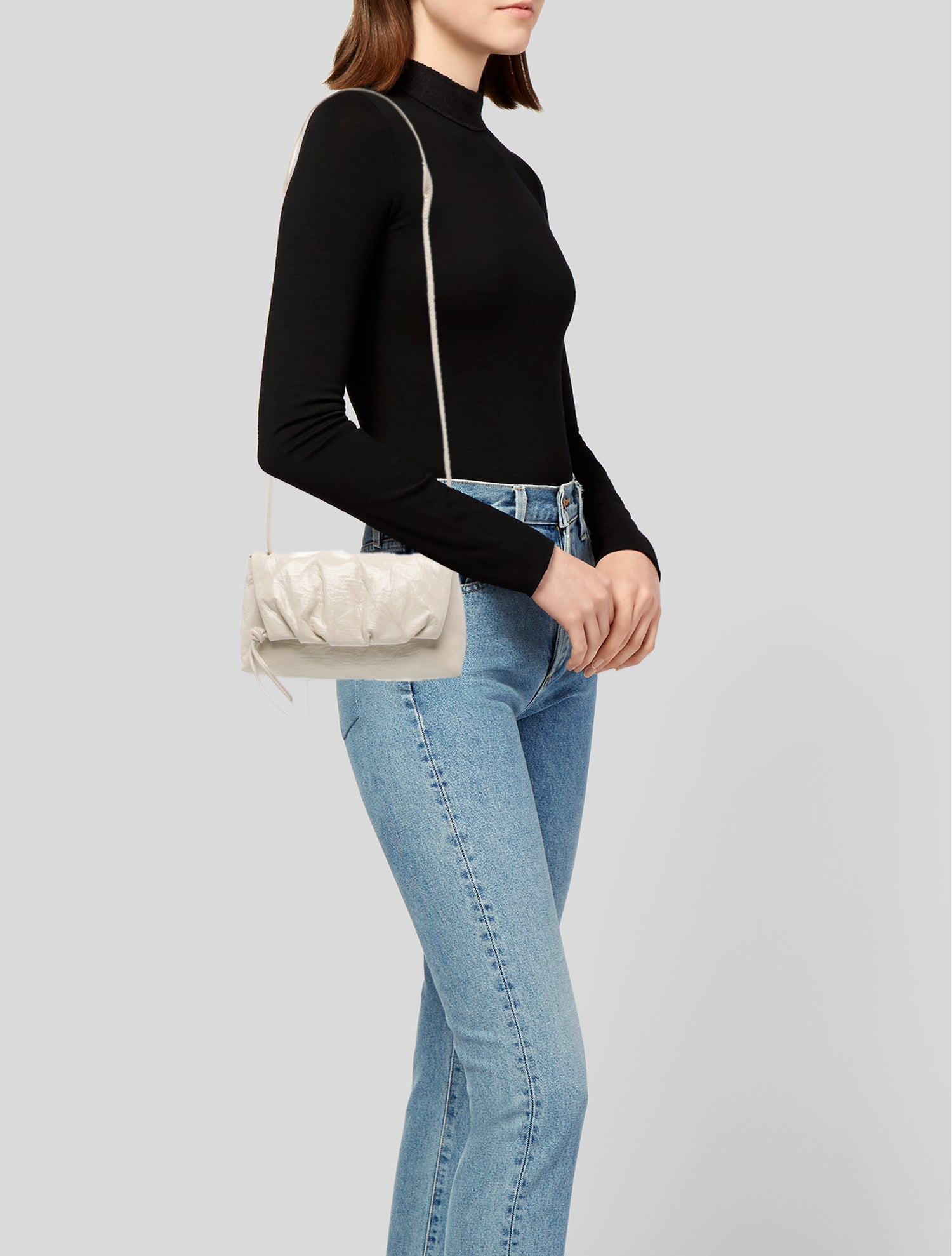 Dries Van Noten Leather Clutch