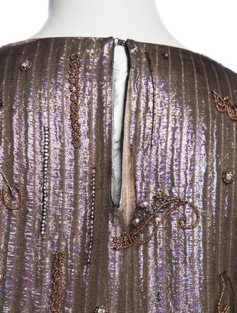 Dries Van Noten Silk Knee-Length Dress