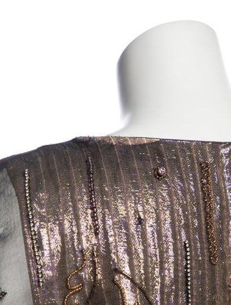 Dries Van Noten Silk Knee-Length Dress