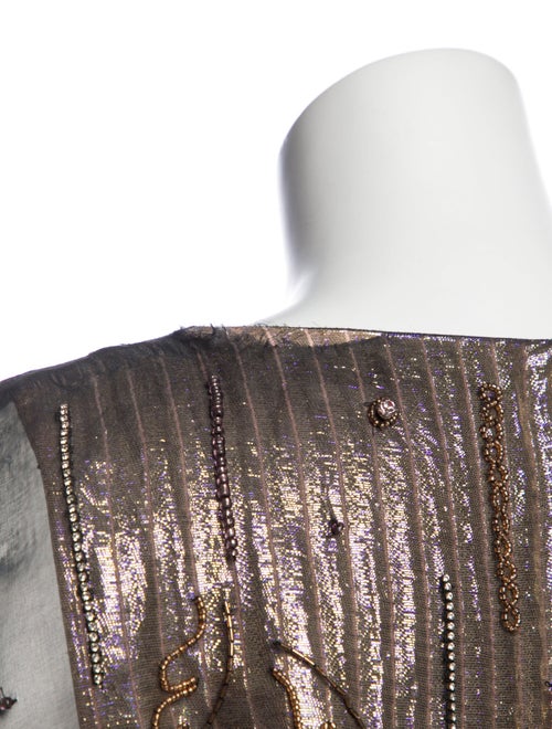 Dries Van Noten Silk Knee-Length Dress