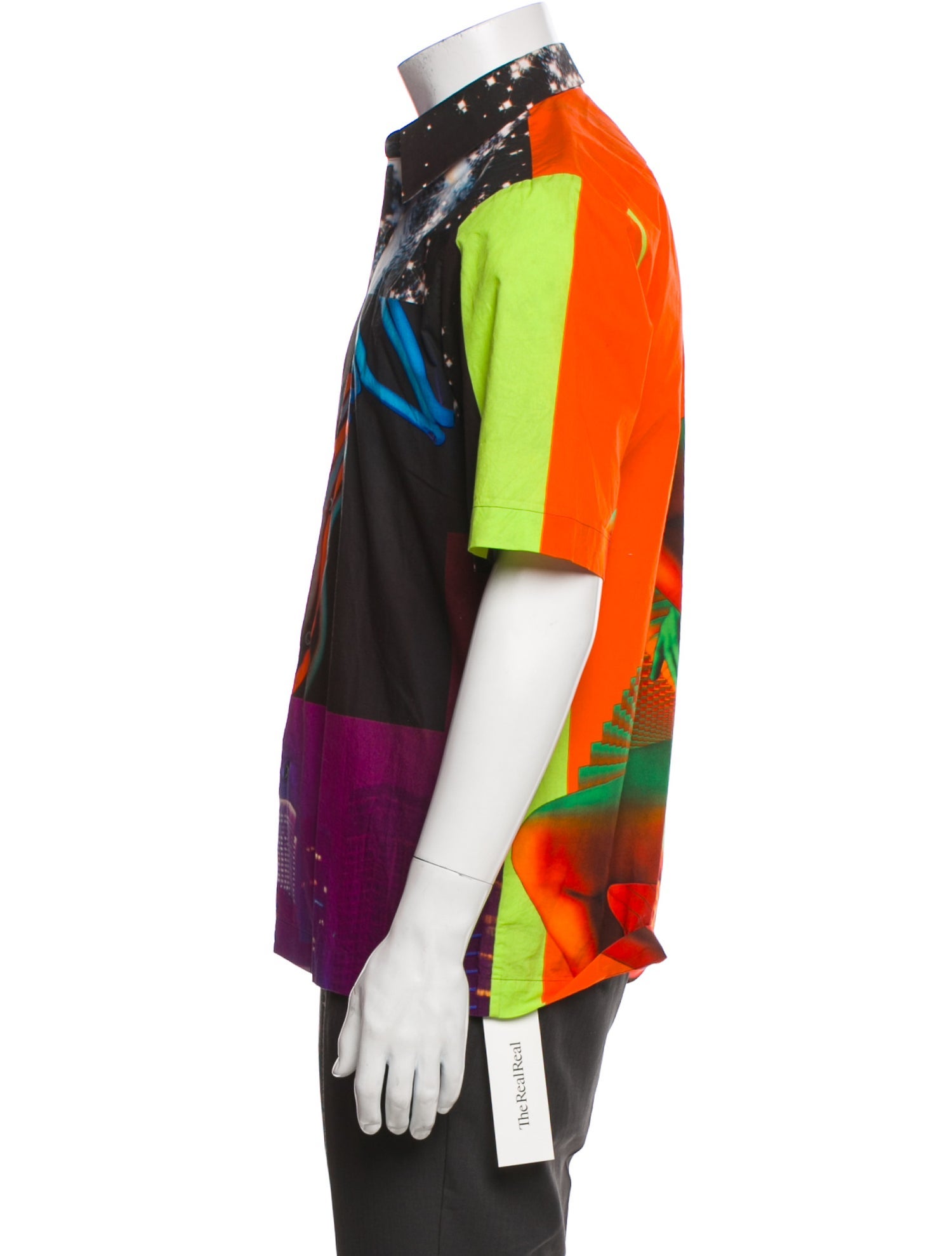 Dries Van Noten Printed Short Sleeve Shirt