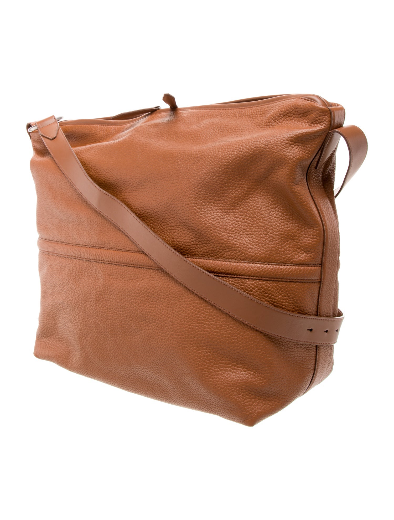 Dries Van Noten Leather Messenger Bag