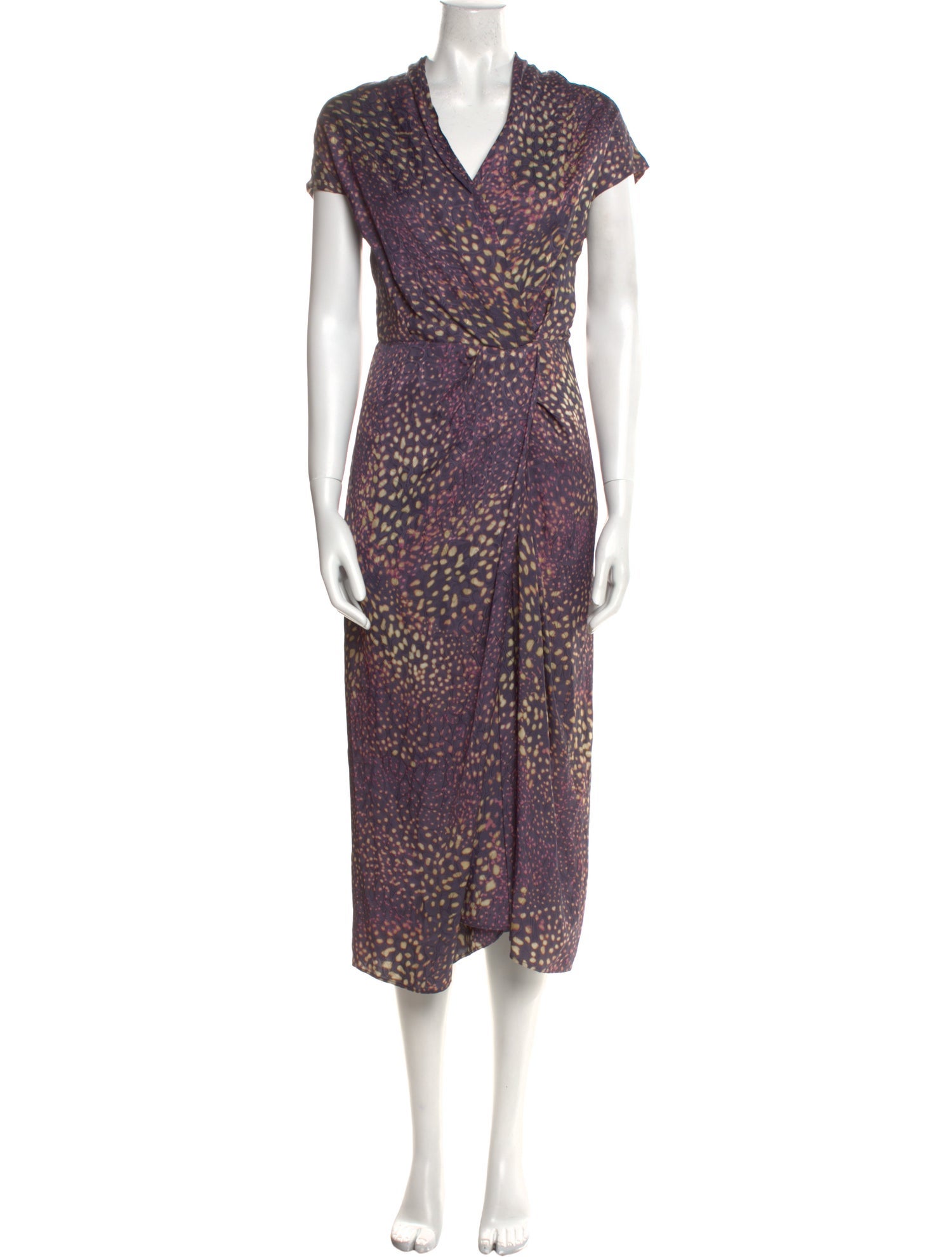 Dries Van Noten Animal Print Long Dress