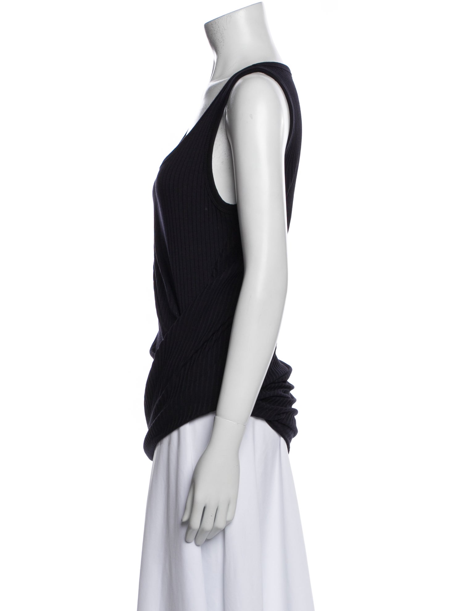 Dries Van Noten Scoop Neck Sleeveless Top