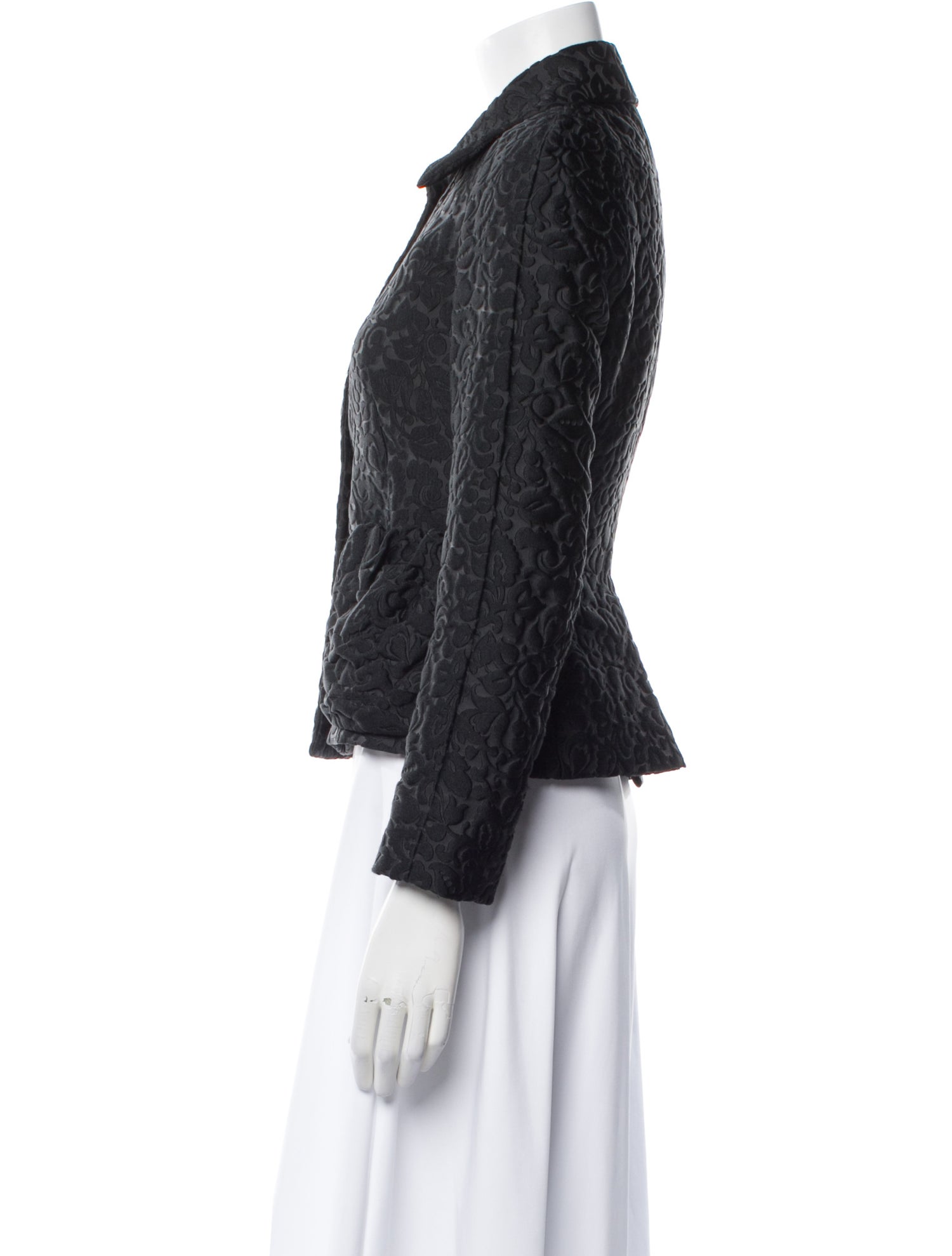 Dries Van Noten Floral Print Denim Jacket