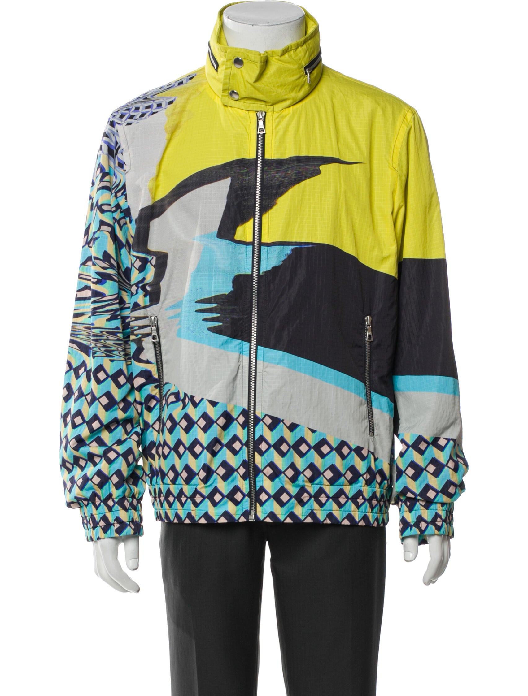 Dries Van Noten Printed Windbreaker w/ Tags