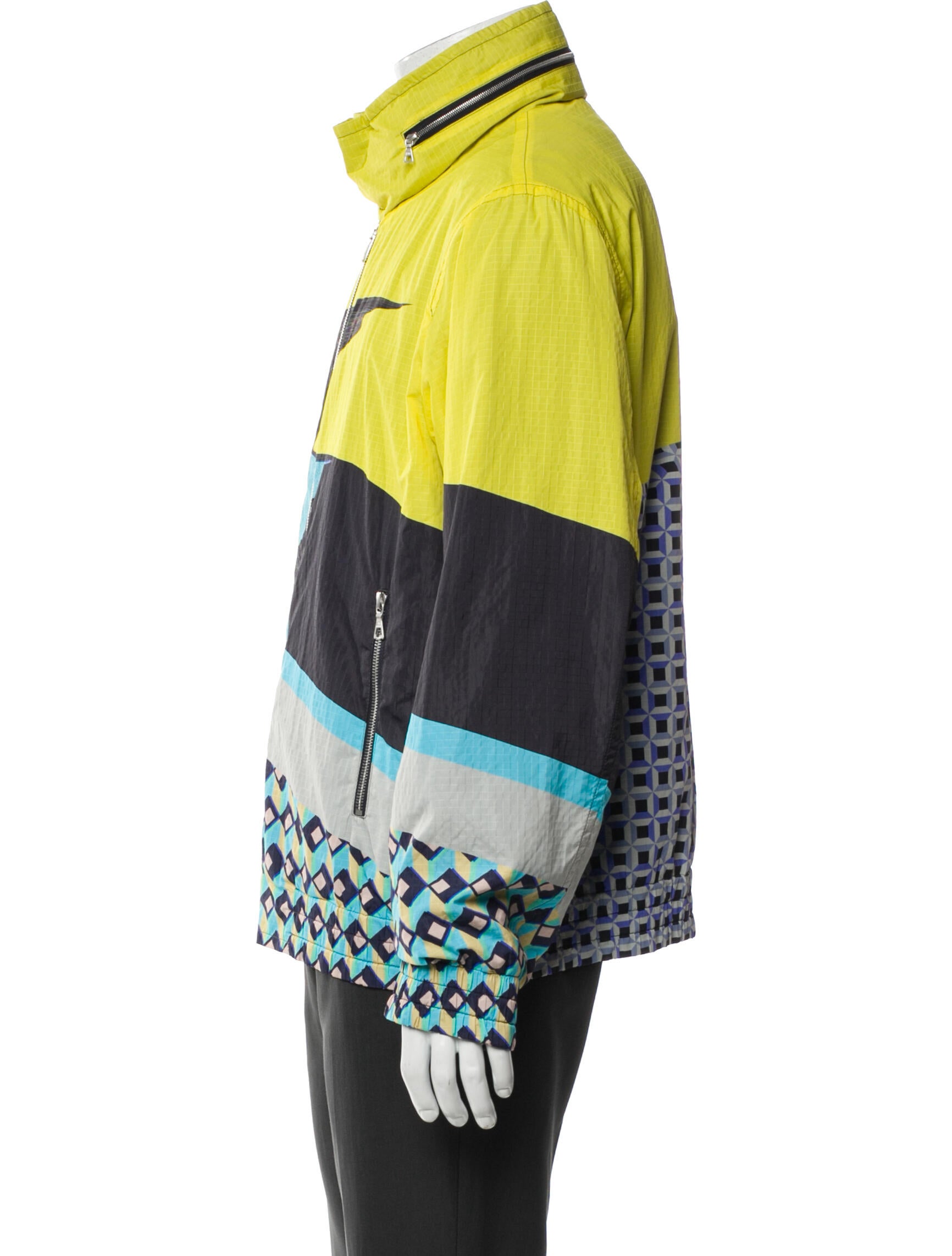 Dries Van Noten Printed Windbreaker w/ Tags